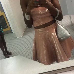 Pearl Pink Two Piece Set With/Without Accessories